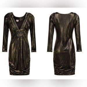 DayTrip's Womens' Vintage Tunic Synched Front Bodycon Dress